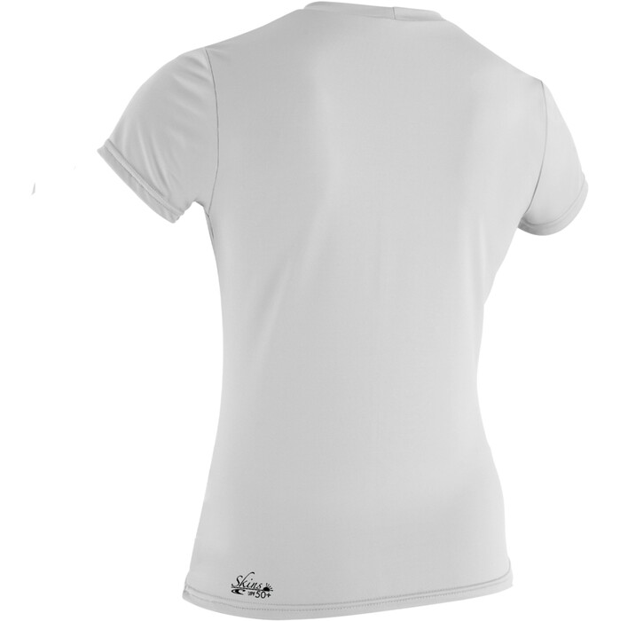 2024 O'Neill Womens Basic Skins Short Sleeve Rash Guard 3547 - White